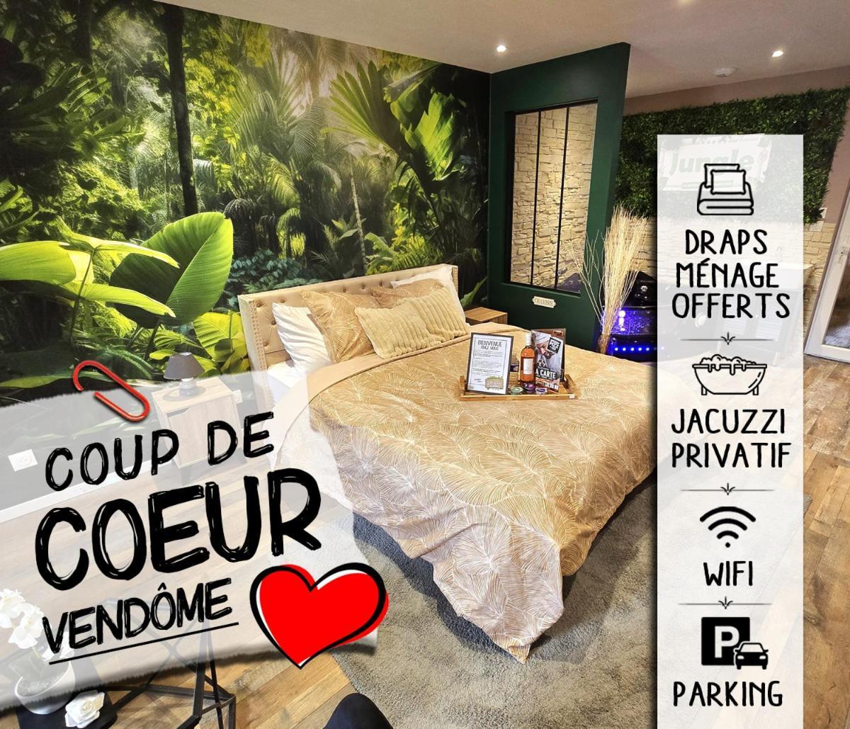 Appartement Chambre Cosy - Jacuzzi - Little Room Vendome Vendôme Exterior foto